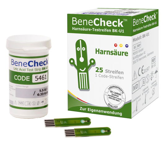 BeneCheck Harnsäuretest STARTERSET XXL